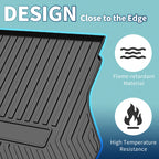 Flat Face Cargo Liner Rear Trunk Mat for Kia Forte (2018–2020) TPE