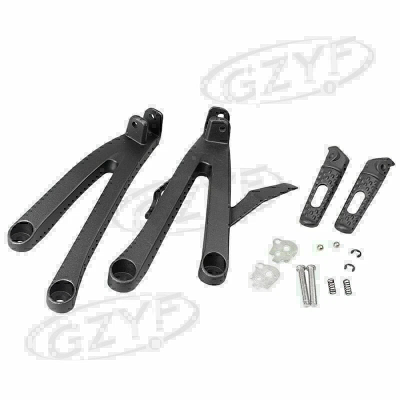 Rear Passenger Footrest Foot Pegs Brackets for Honda CBR 600RR (2007–2011)