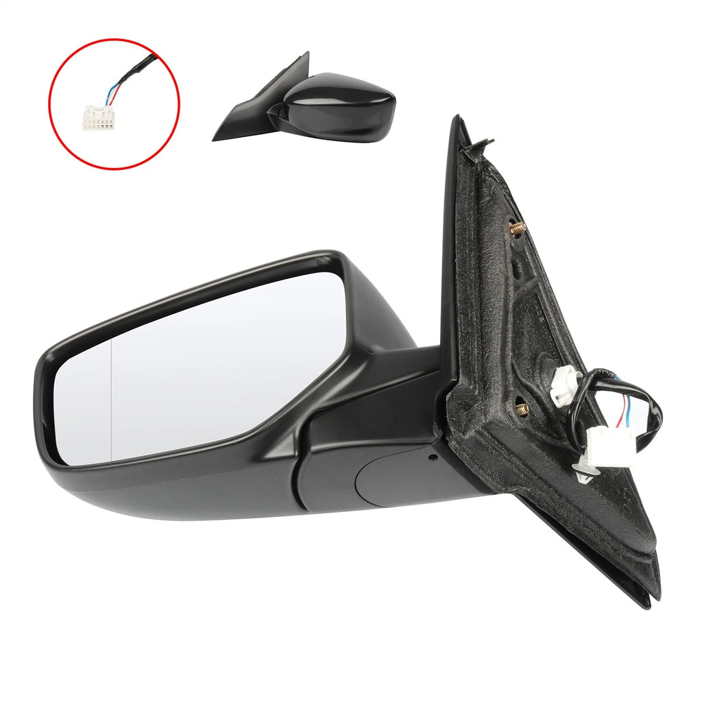 Power Mirror for Honda Accord (2013–2017) - Black, Manual Fold, 76258T2FA01