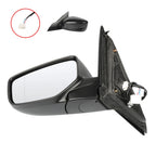 Power Mirror for Honda Accord (2013–2017) - Black, Manual Fold, 76258T2FA01