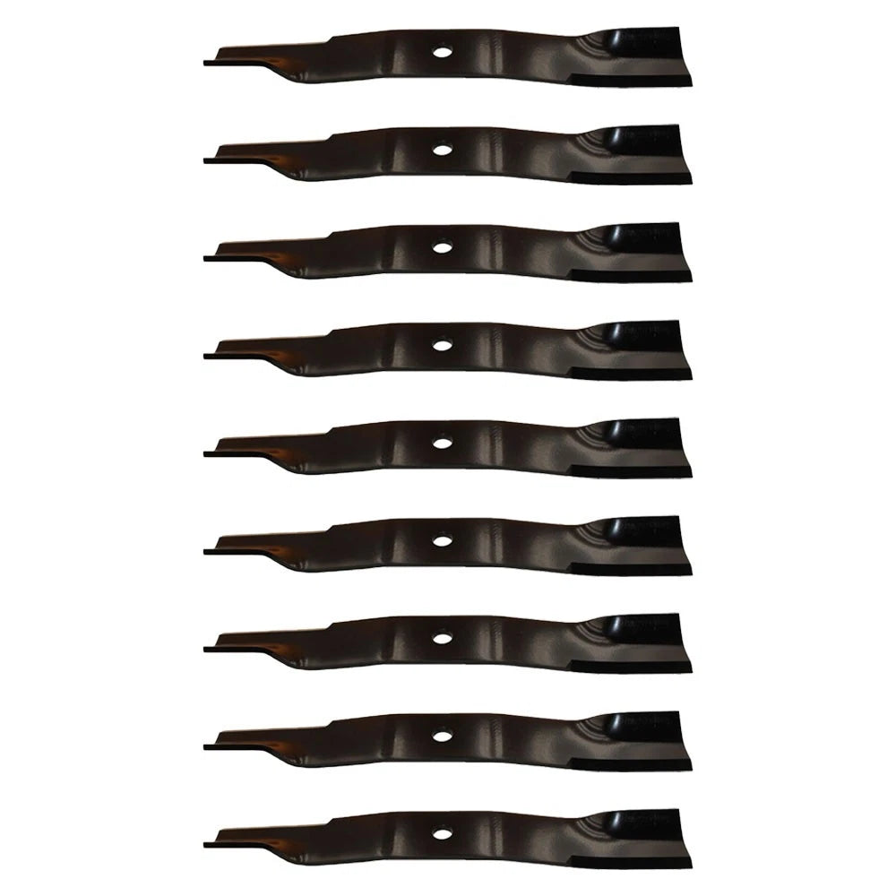 9 Heavy Duty Mower Blades for Kubota 54" Lawn Tractor Decks (Fits K561734330)