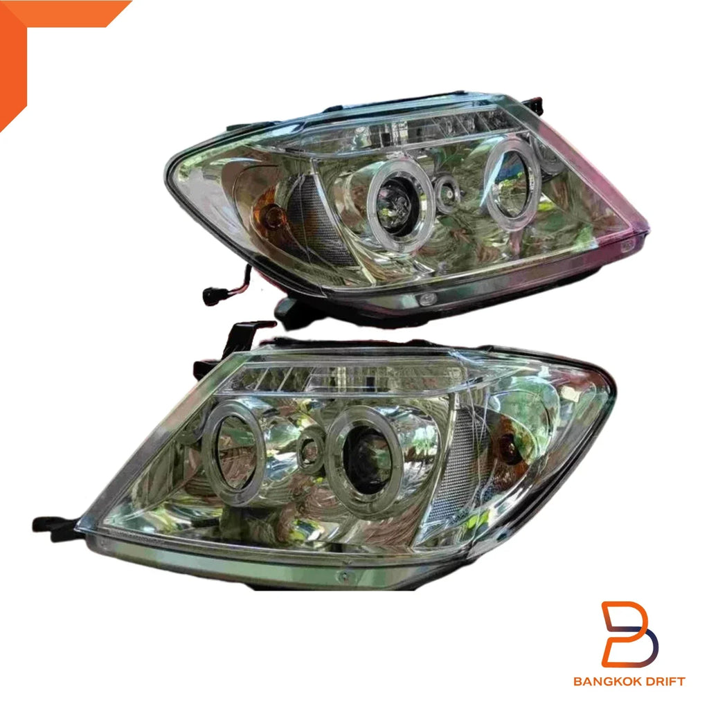 Chrome LED Projector Headlights for Toyota Hilux MK6 Vigo Pickup (05-11)