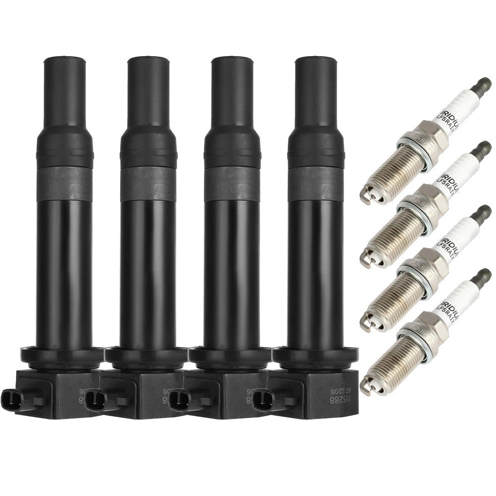 Ignition Coil and Spark Plugs Kit for Kia Rio (2006–2011)