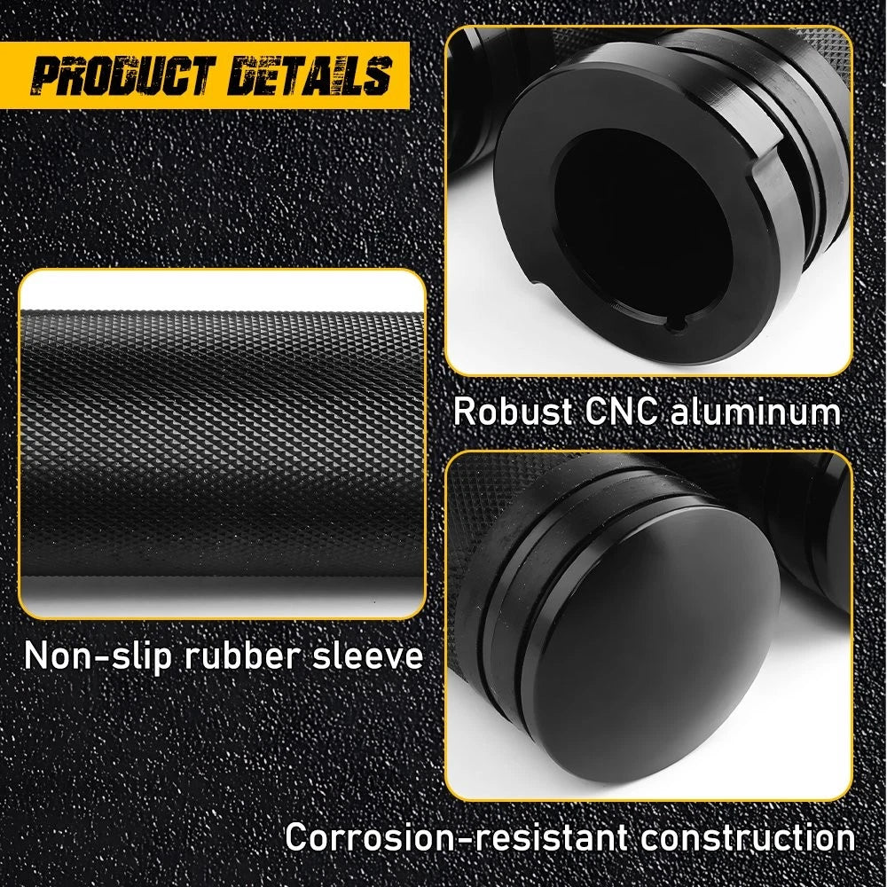 Set of 2 Handlebar Hand Grips for Harley Street XG500 XG750 (2015–2020) Black