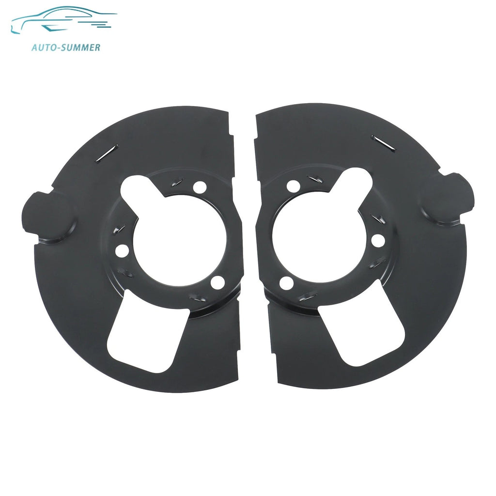 Set of 2 Front Brake Dust Shields for Chevrolet Silverado GMC Sierra (2014-2020)