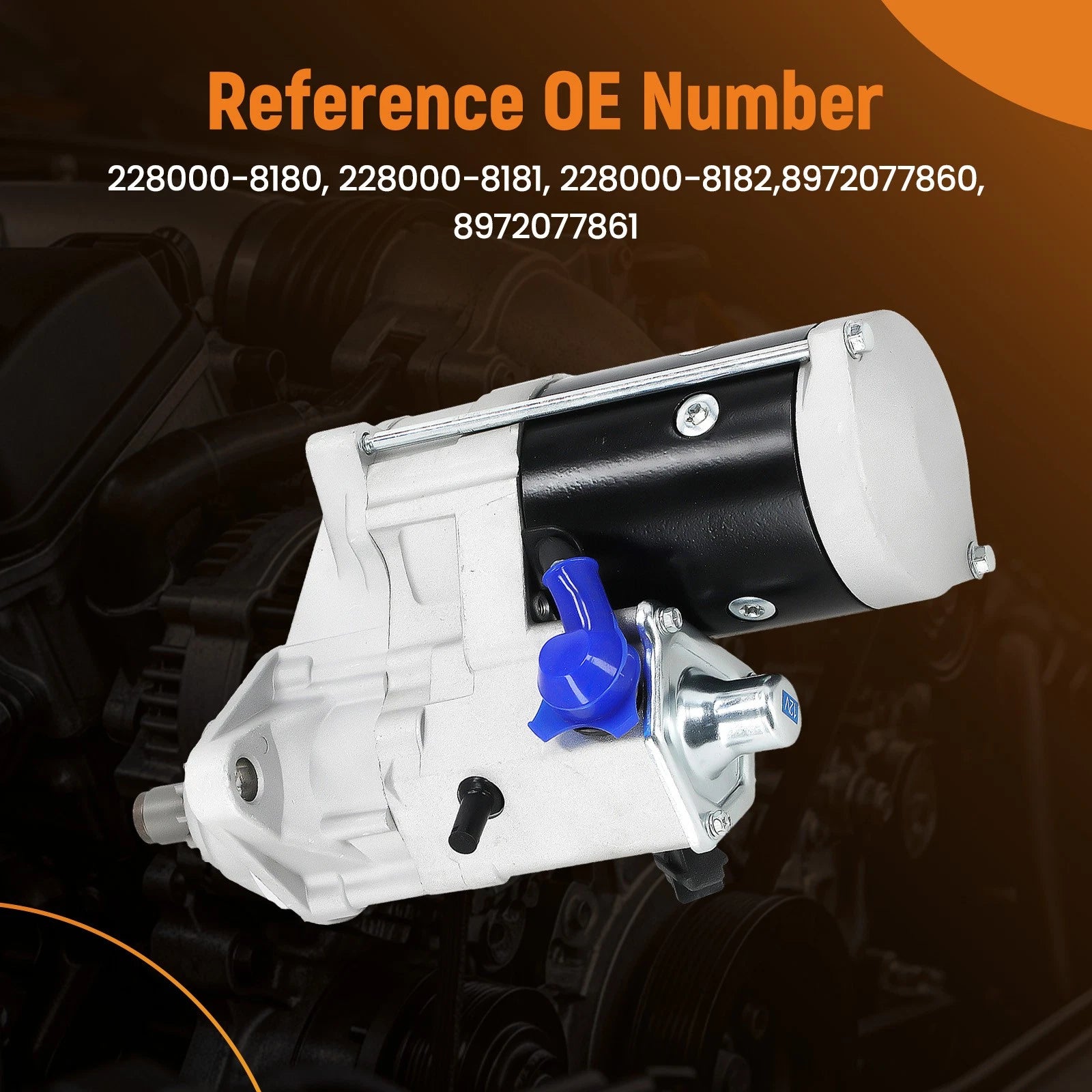 Alternator for Isuzu NPR NQR L4 4.8L 5.2L (1999–2006)