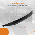 Rear Trunk Spoiler for Audi A5 Coupe (2008–2017) Gloss Black Duckbill