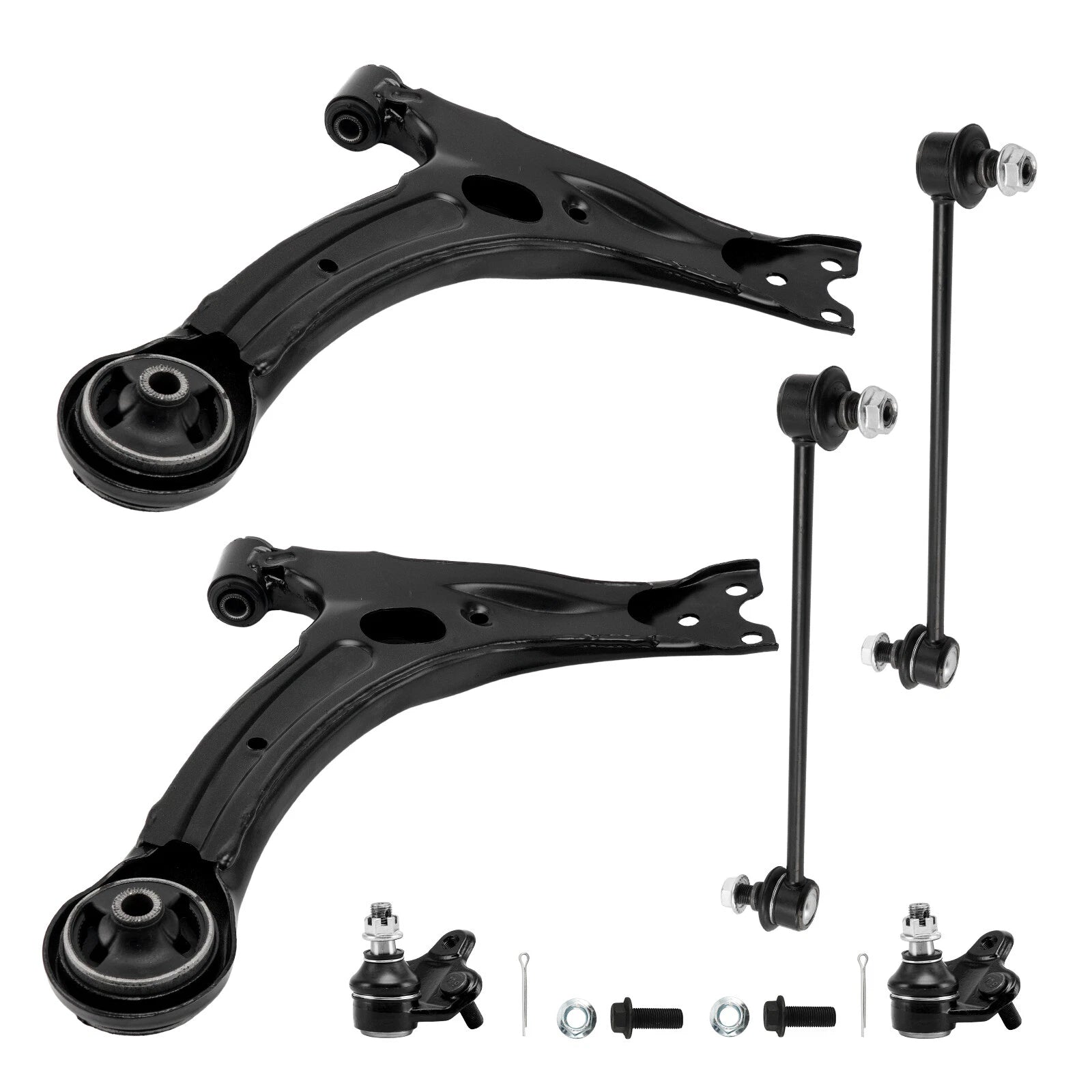 Front Lower Control Arms Ball Joints Sway Bar for Toyota Corolla (2003–2008)