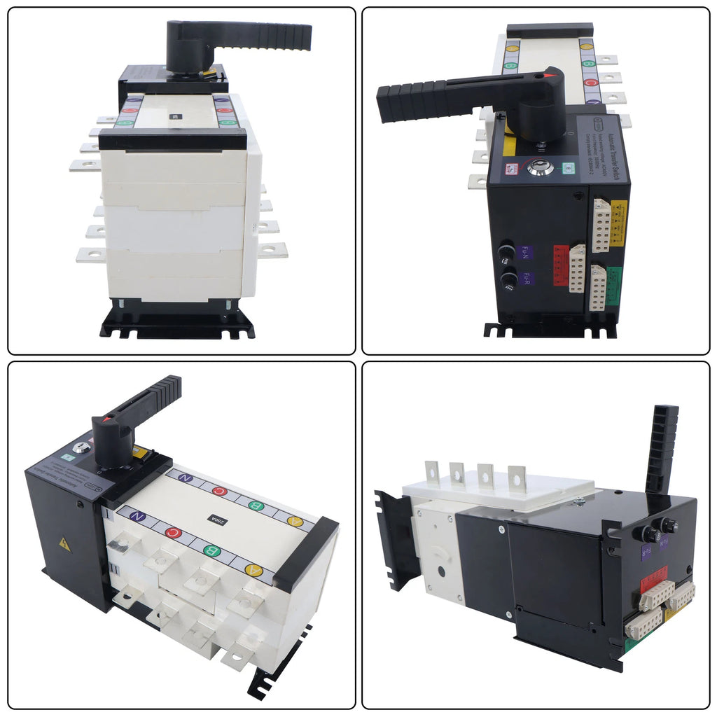 Automatic Transfer Switch for Generator (250A, 4 Poles, 110V-220V)
