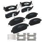 8pcs Brake Pads Set for Jeep Commander (2006–2010) D1041 w/Hardware