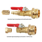 1/4 Inch Male Quick Connect Plug for RV Winterize Blowout Adapter