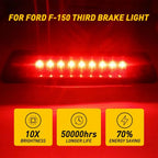 LED Third Brake Light for Ford F-150 (2009–2014) - Smoke, Rear Cargo Lamp