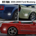 Pair White LED Side Marker Lights for Ford Mustang (2005–2009)