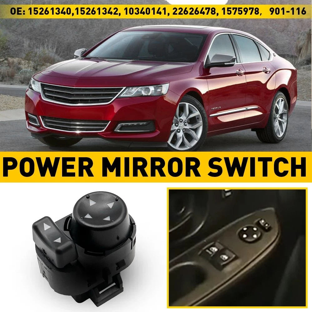 Mirror Switch for Chevrolet Impala HHR (2000–2015) LH Hand