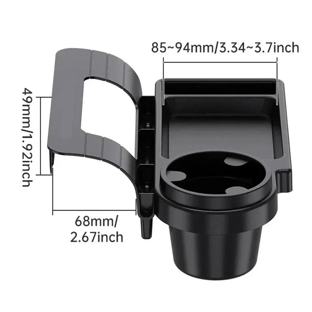 Car Multifunctional Storage Tray Door Side Hanging Organizer Cup Holder for Car