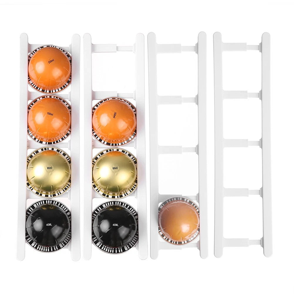 Set of 4 Coffee Pod Holders for Neatly Arranging Capsules