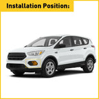 Left Driver Side Fog Lamp Cover for Ford Escape Kuga (2017–2019)
