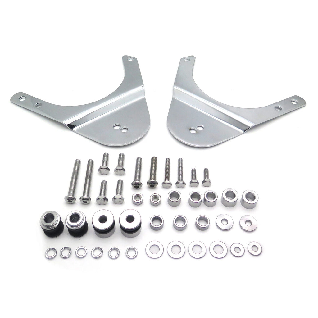 Detachable Luggage Rack Docking Hardware Kit for Harley Touring (1997–2008)