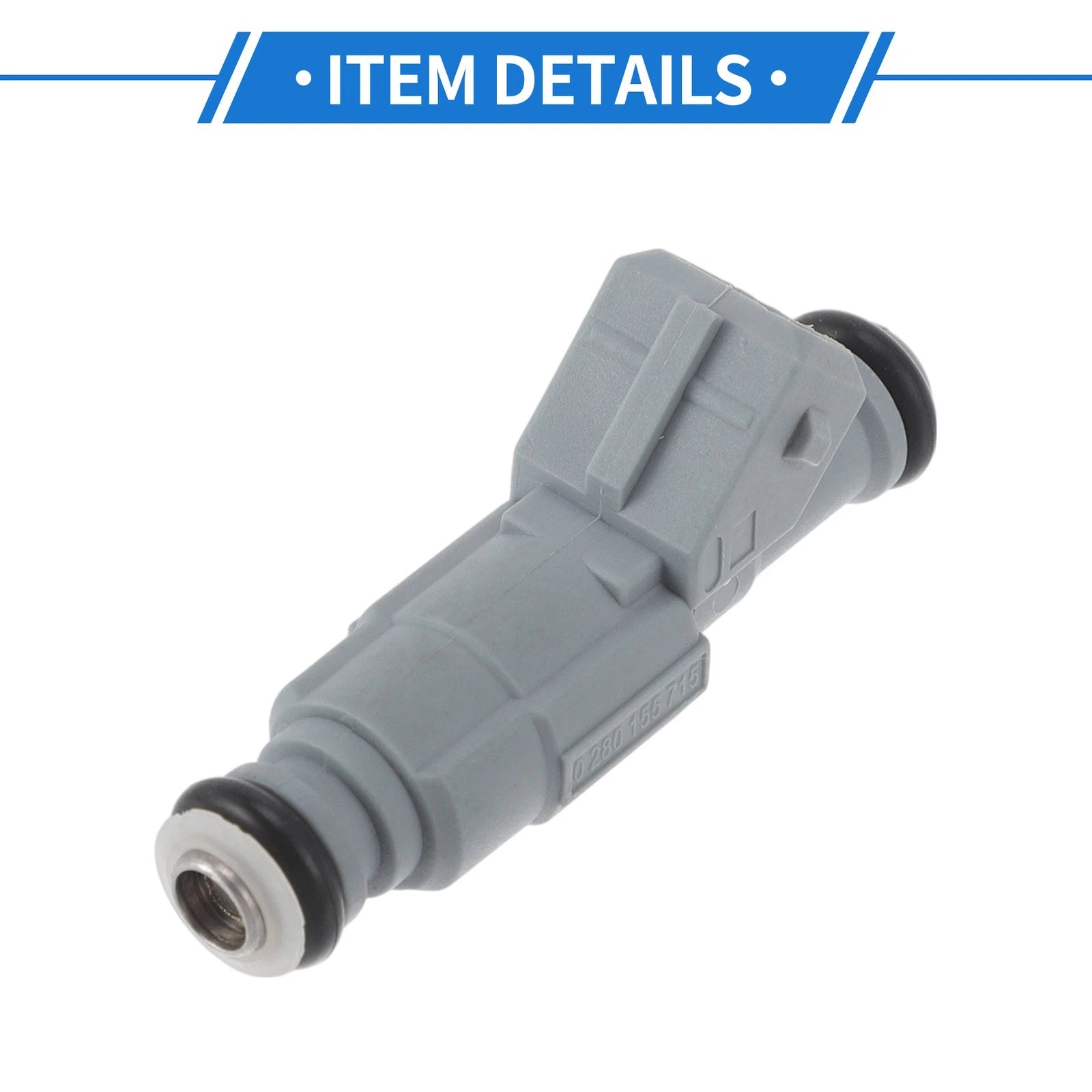 1 Pc Fuel Injector No. 0280155715 for Dodge Ram 1500 2500 3500 (1994–2002)