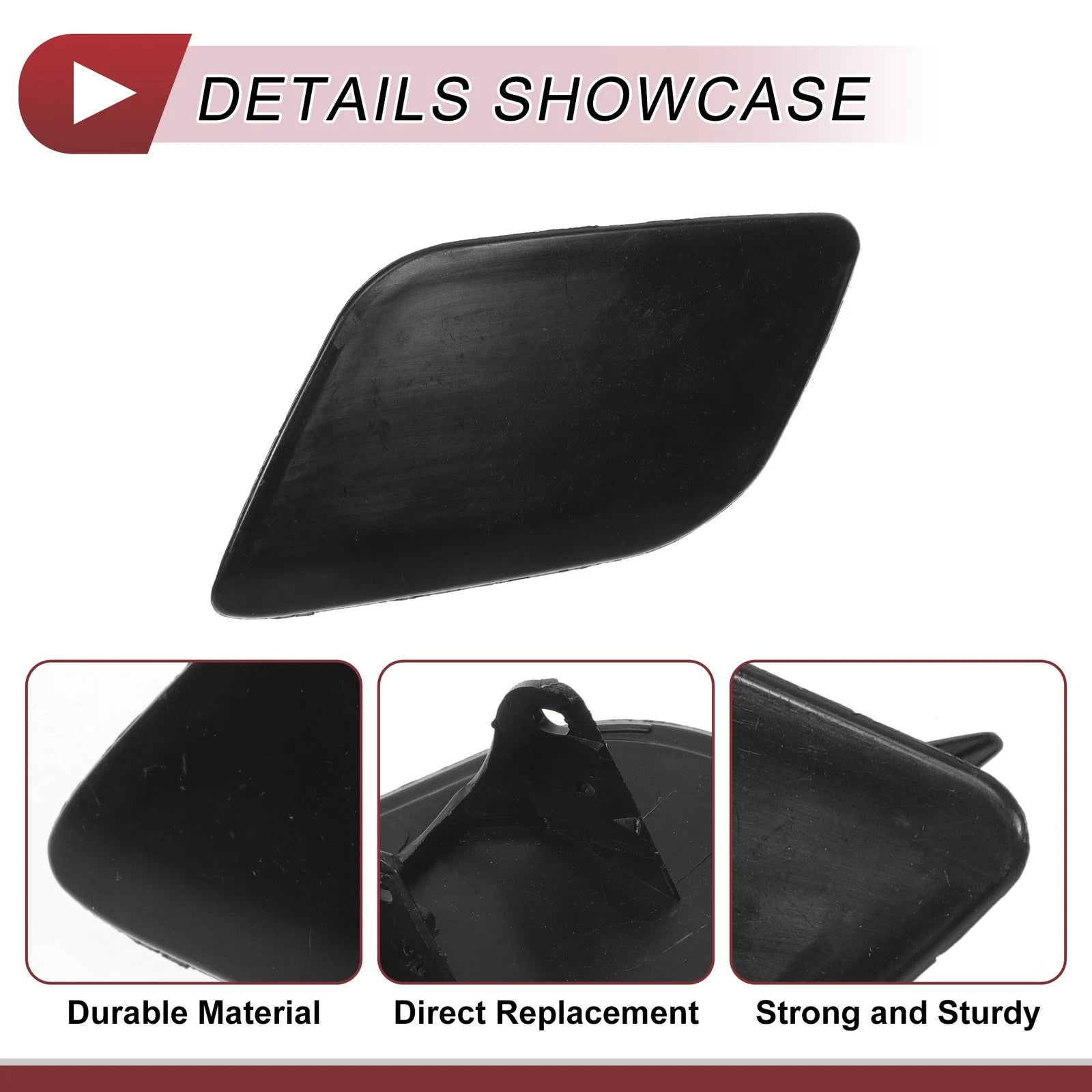 Front Left Washer Nozzle Cover Cap No. 4L0955275B for Audi Q7 (2007–2009)