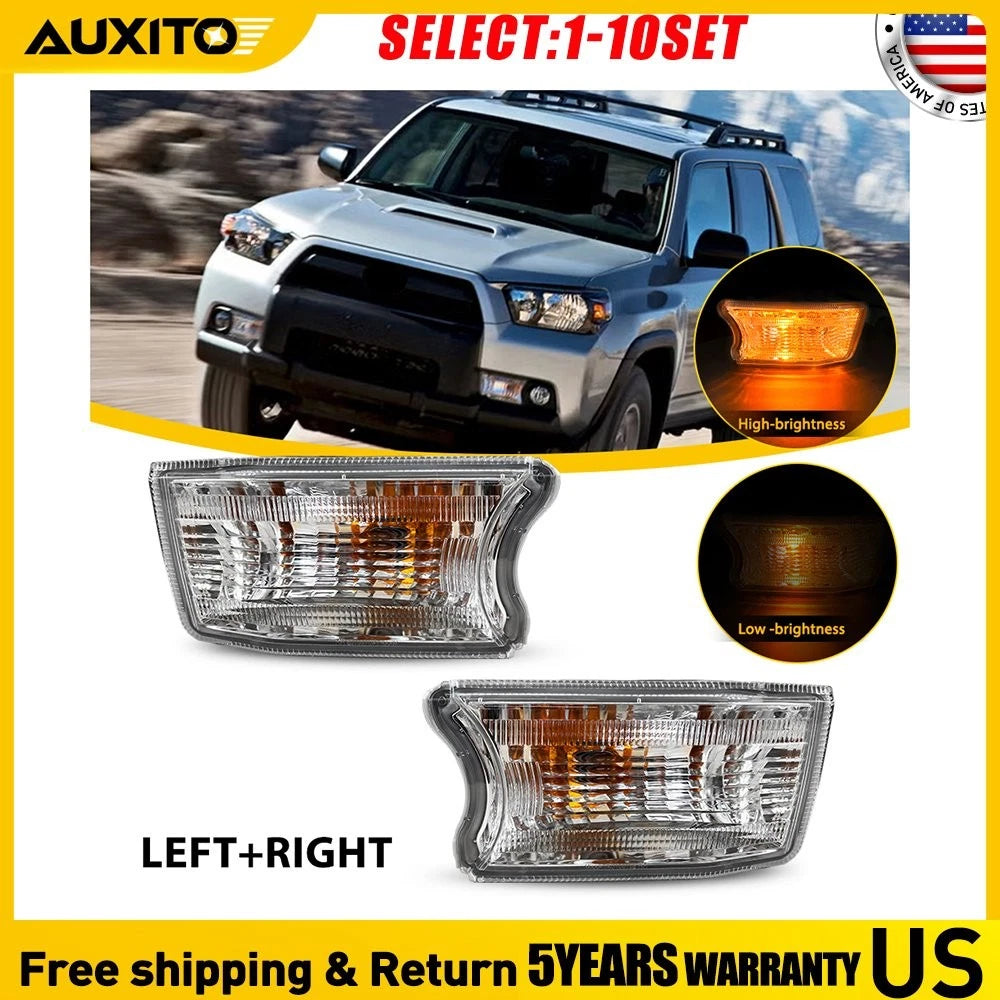 Turn Signal Lights for Toyota 4Runner (2010–2014) Clear Lens 2X