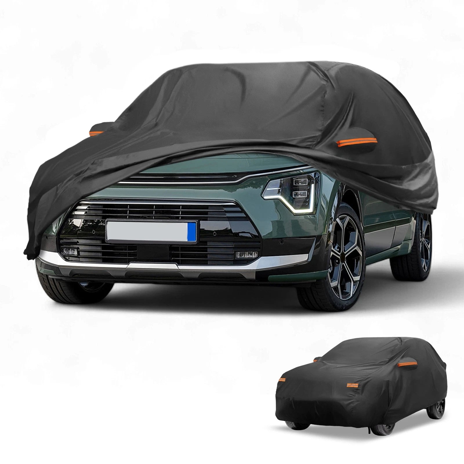 Waterproof Car Cover for Kia Niro (2016–2023) Black 210D-PU