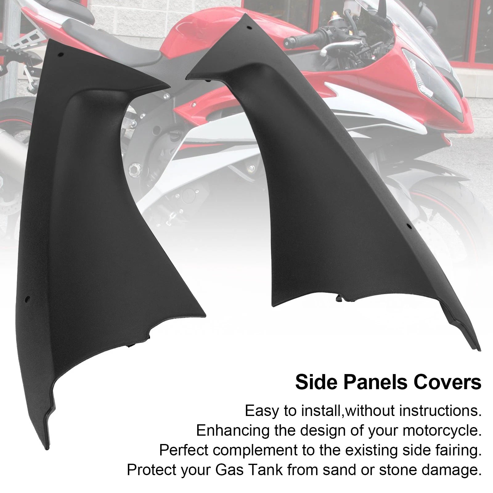 Gas Tank Side Cover Panel Trim for Yamaha YZF R6 (2008–2014)