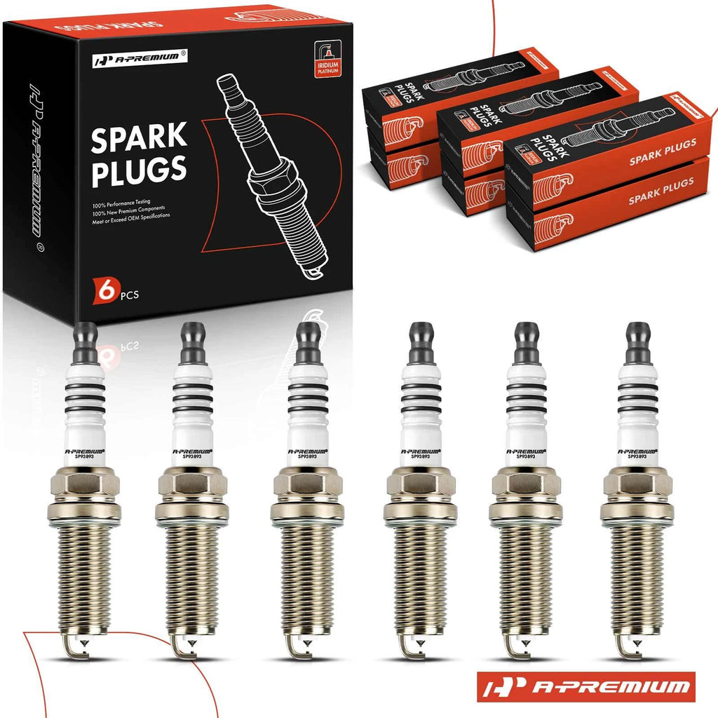 Set of 6 Iridium Platinum Spark Plugs for Subaru Outback Forester (2005–2009)