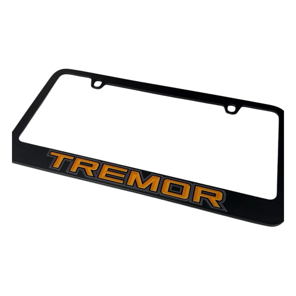 Ford Licensed Tremor Black License Plate Frame for Ford Super Duty (2017–2024)