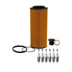 Wix Engine Oil Filter & Denso Spark Plugs Set for Audi A4 A5 Quattro (2005–2009)