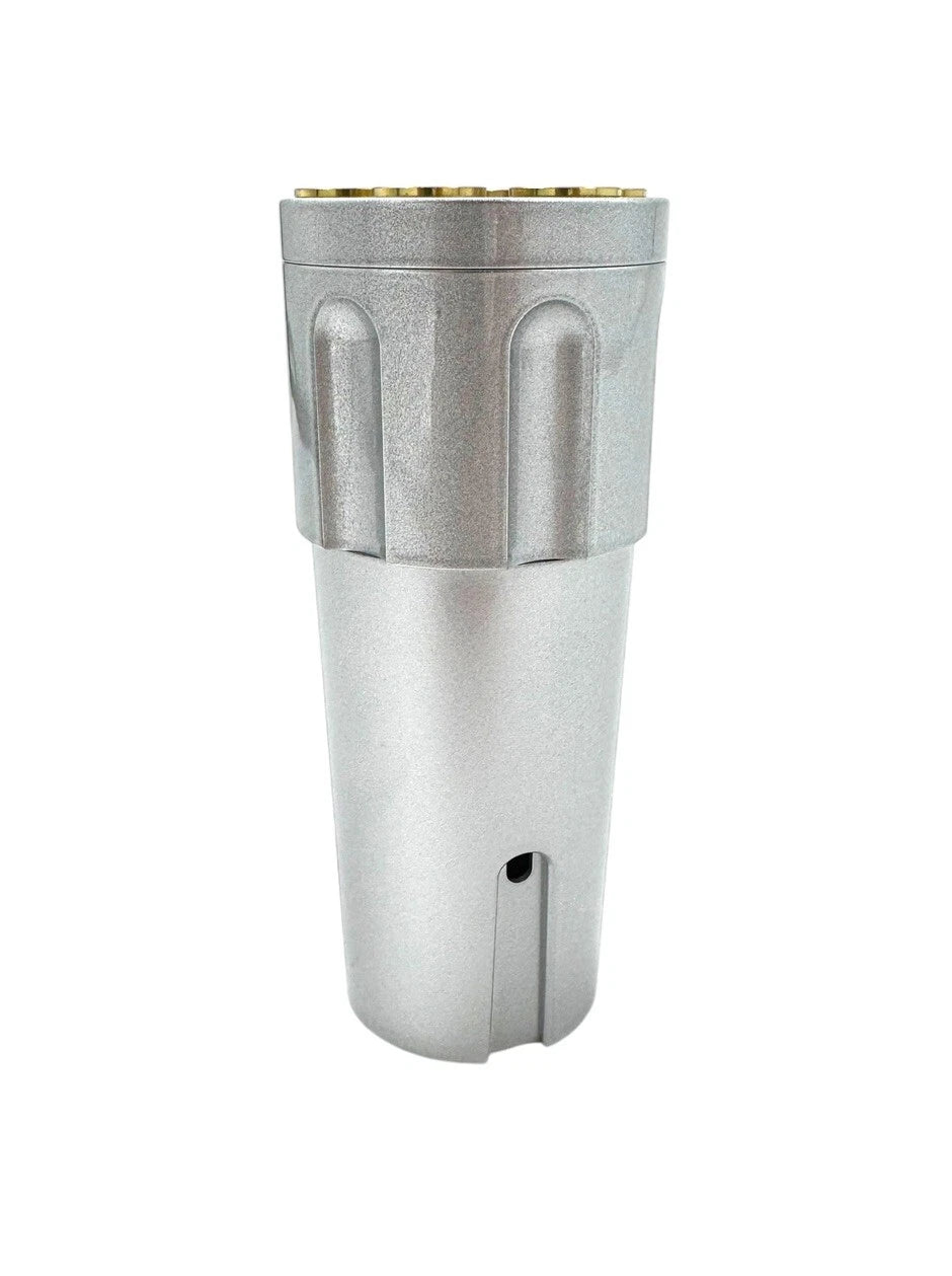 Shift Knob Cylinder for Eaton Fuller 9 10 Speed Silver (Heavy Duty)
