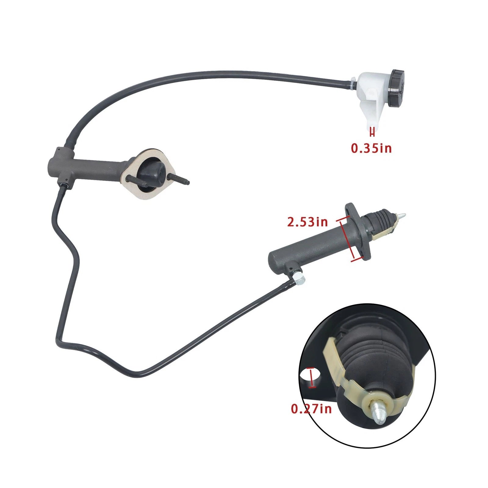 Clutch Master Slave Cylinder Assy CC649003 for GMC Sonoma Chevrolet S10 (1994–2004)