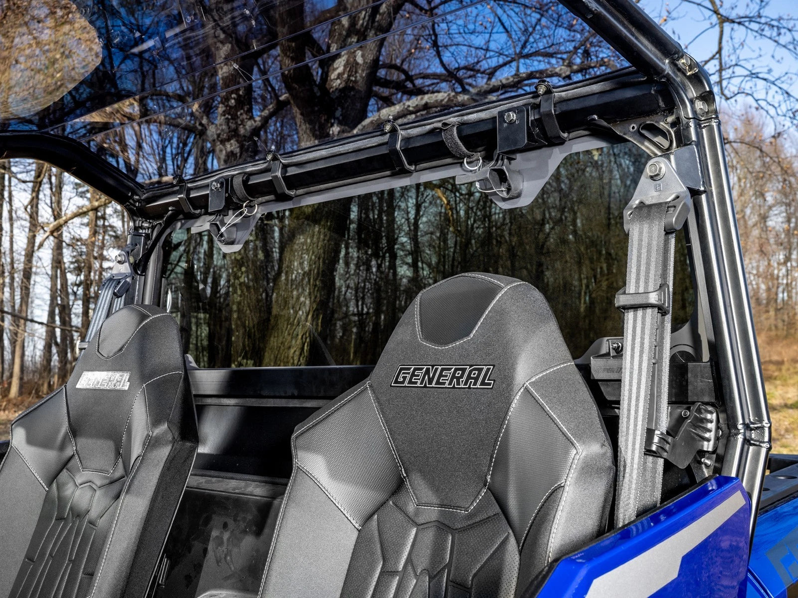 Rear Glass Windshield for Polaris General 1000 (2016–2023)