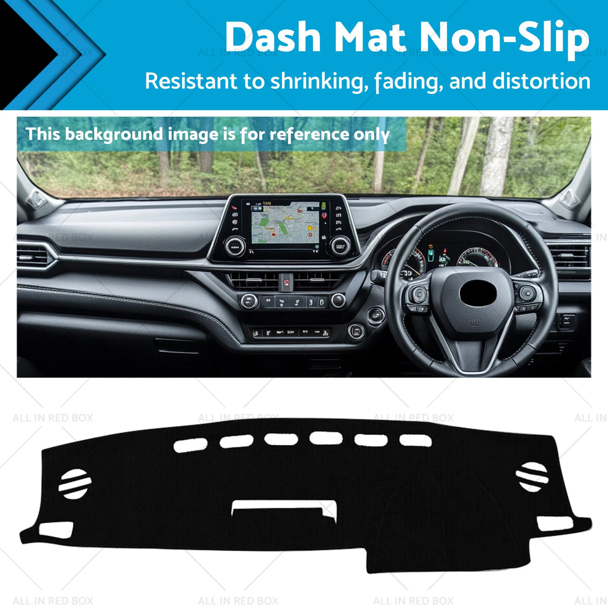 Non-Slip Dash Mat for Toyota RAV4 (2013–2018)