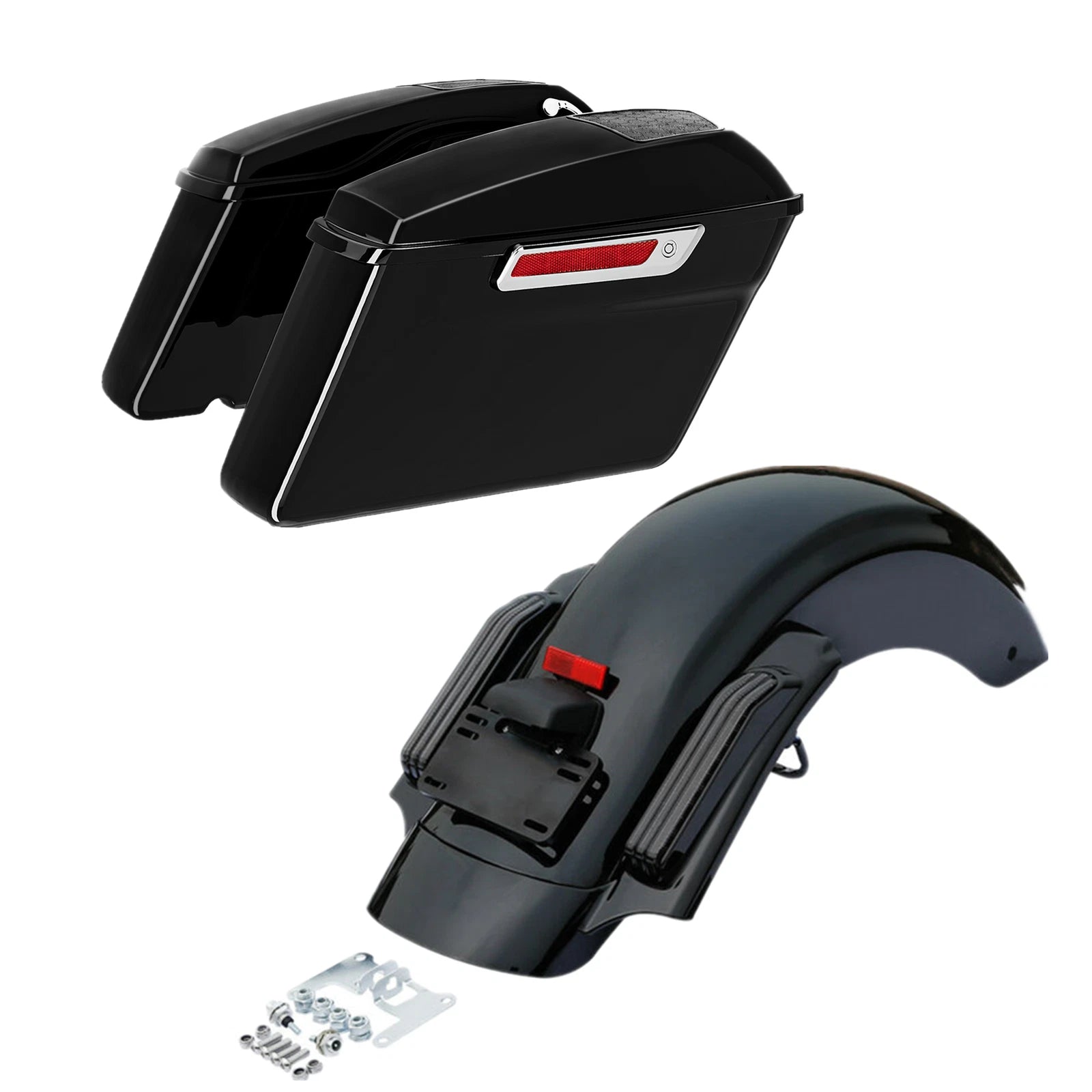 Hard Saddlebag Speaker Lid & Rear Fender for Harley Touring (2014–2024)