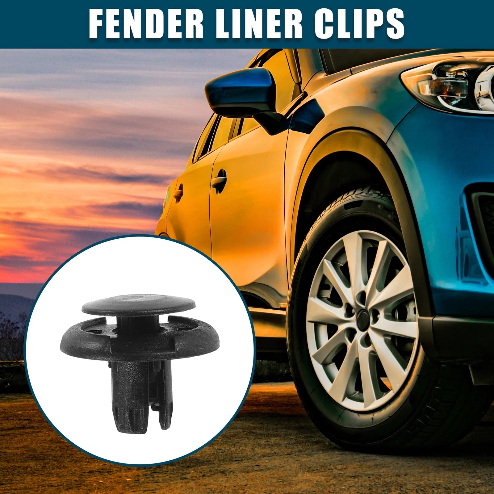 50 Pc Fender Liner Clips for Honda Accord (No. 91504-SF4-003)
