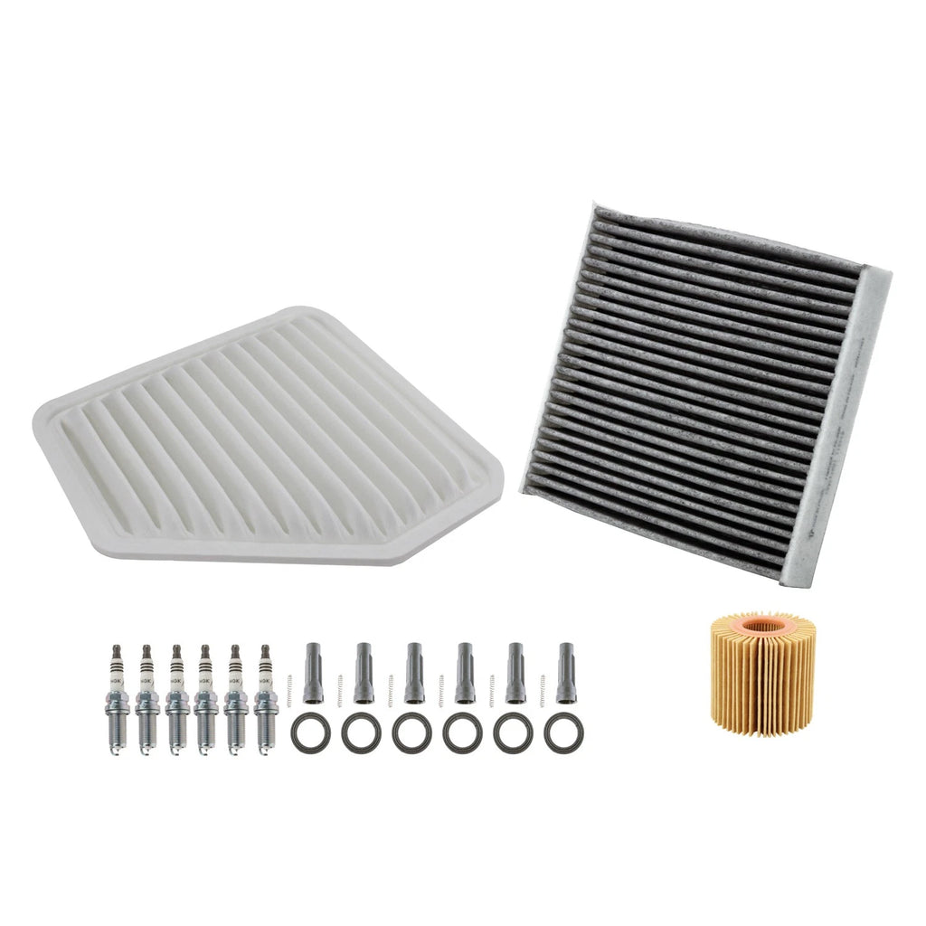 Tune Up Kit with 6 NGK Spark Plugs & Boots for Avalon Camry ES350 Venza