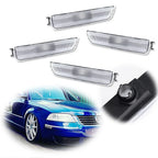 Set of 4 Clear Side Marker Lights for VW Passat (2001–2005)