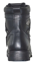 Men's Premium Leather Short Motorcycle Boots for Unik Just for Bikers (10006-M)