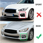 Front Bumper Lip Spoiler Splitter for Infiniti Q50 (2014–2017)