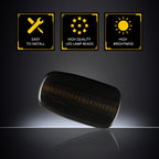 Smoke Sequential Amber LED Side Marker Lights for Lexus SC430 IS300 (2002–2005)