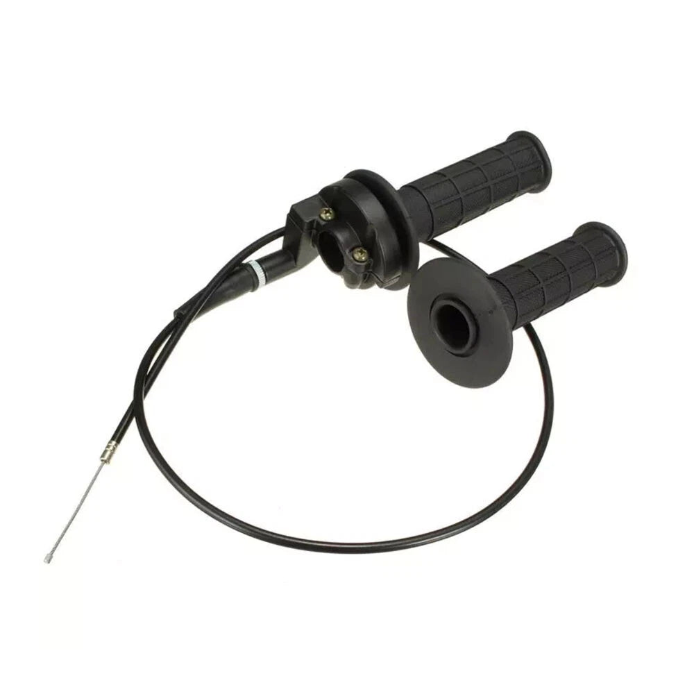 7/8" Twist Throttle Grip + Cable for Dirt Bike Quad ATV (50cc-125cc)