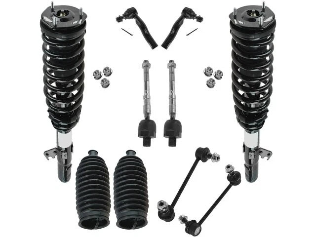 Front Strut Coil Spring Sway Bar Link Tie Rod End Kit for Mazda 6 (2003–2019)