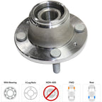 Set of 2 Wheel Hubs for Chevrolet Aveo (2004–2011) Rear Left & Right