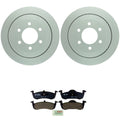 Bosch Rear Quietcast Rotors & Semi-Met Disc Brake Pad Kit for Expedition Navigator