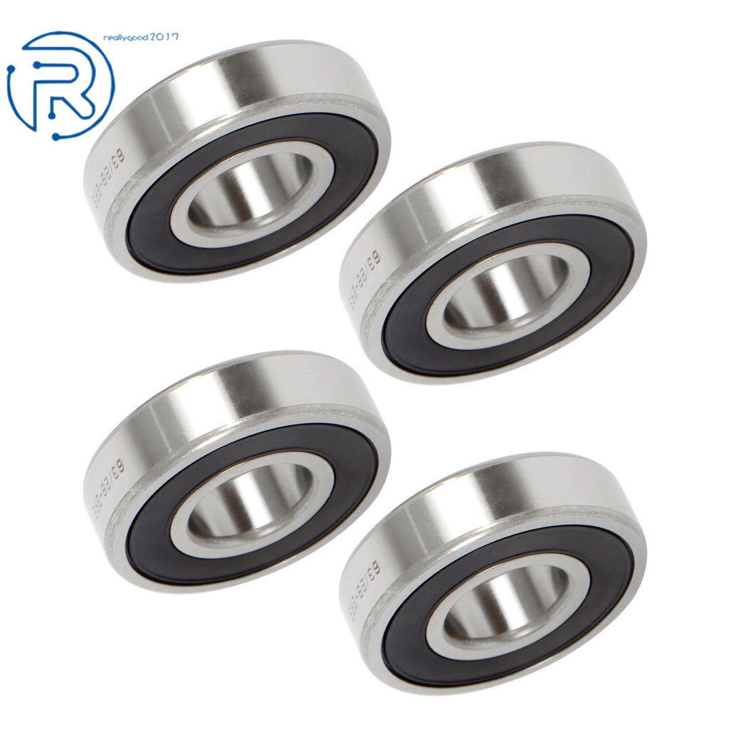 4Pcs 63/28-2RS Ball Bearing for (28mm Inner, 68mm Dia, 18mm OD)