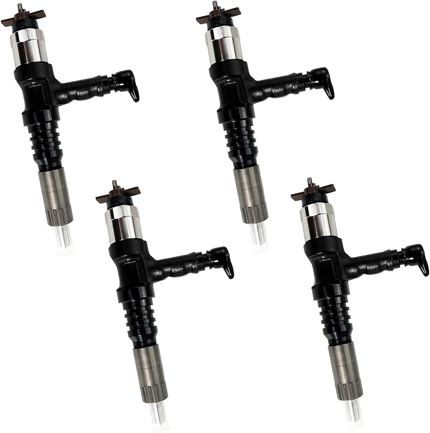 4X Fuel Injector 095000-6280 for Komatsu SAA6D170 (PC400-8, WA900-3, 730E)
