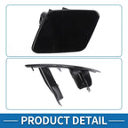 Front Left Bumper Headlight Washer Nozzle Cover Cap for BMW 1 Series Black