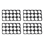 Set of 4 Battery Plastic Brackets for 21700 Battery Stand