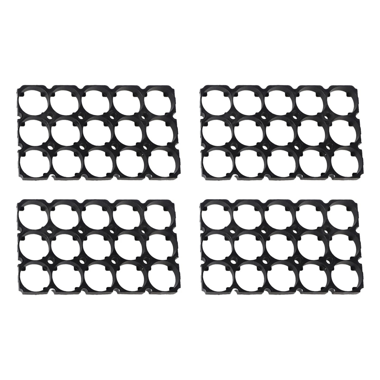 Set of 4 Battery Plastic Brackets for 21700 Battery Stand